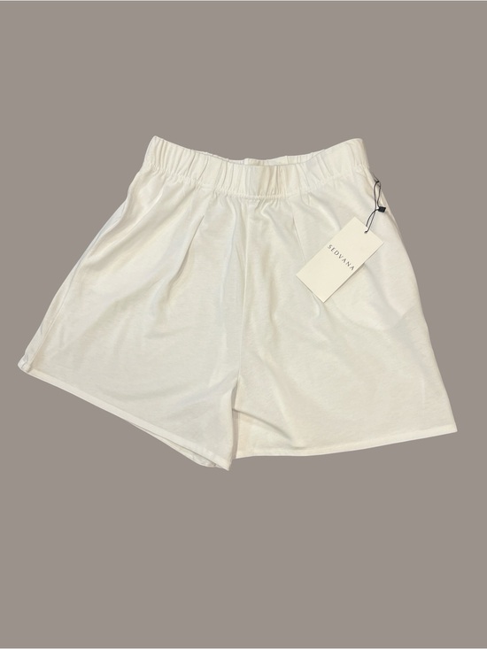 Sedvana Pants - NWT Sedvana Swedish White Elastic Waist Lounge Shorts Cotton & Modal Comfy Relax